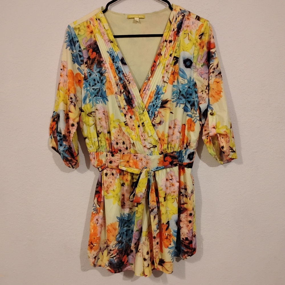 Gianni Bini Floral Erynn Romper